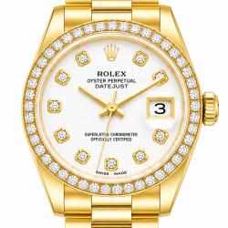 Rolex 18K Yellow Gold Datejust 26MM 69178 Watch